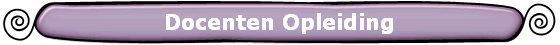 Docenten Opleiding